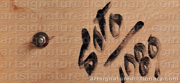 Signature by Jesús Rafael SOTO
