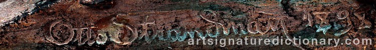 Signature by Otto STRANDMAN