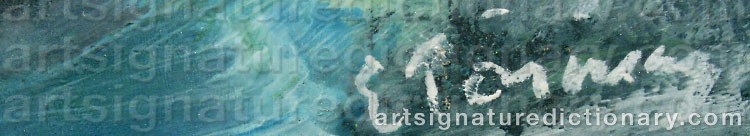 Signature by Erik TÖRNING