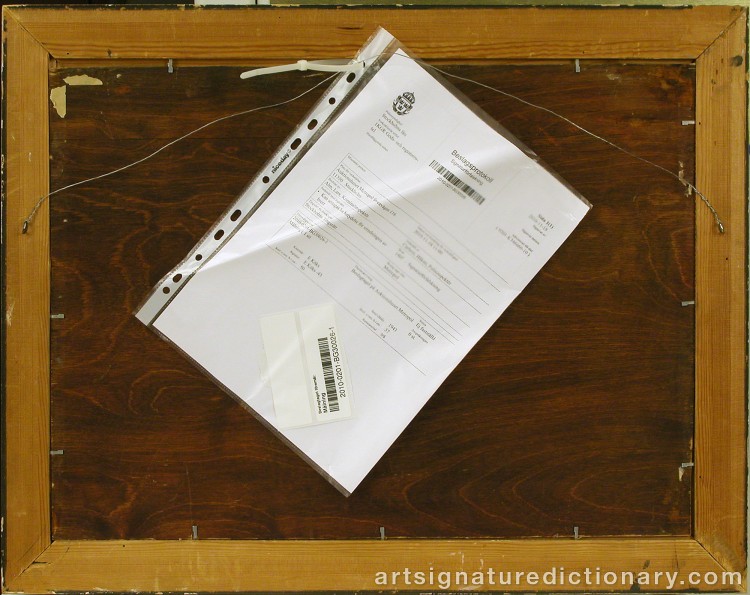 Close-up details showing Endel KÖKS signature forgery characteristics