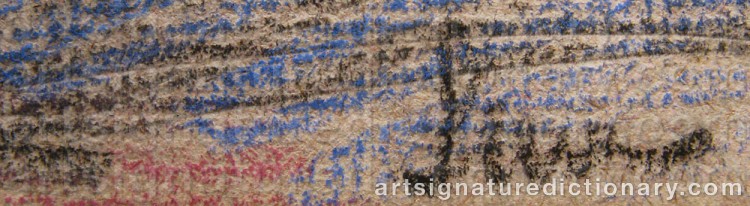 Signature by Maximilien LUCE