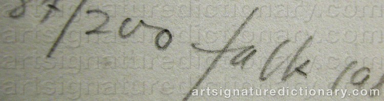 Signature by Lars Erik FALK