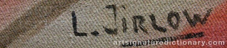 Forged signature of Lennart JIRLOW
