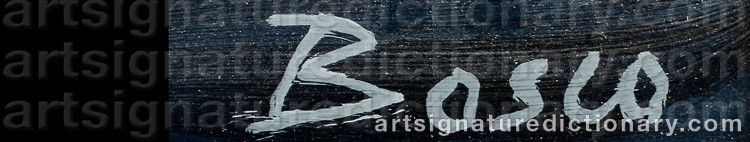 Signature by Pierre BOSCO