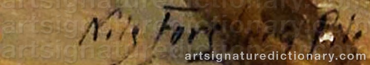 Signature by Nils The Younger FORSBERG
