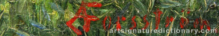 Signature by Edvard FORSSTRÖM