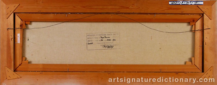 Close-up details showing Ragnar PERSON signature forgery characteristics