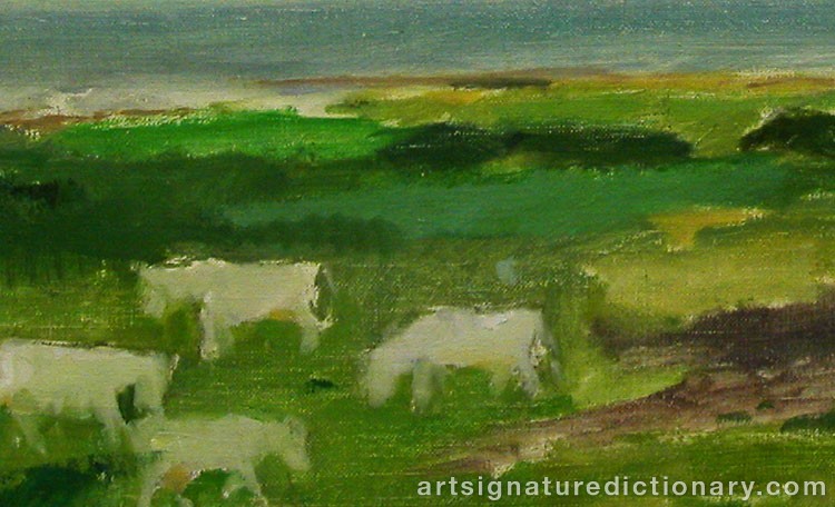 Close-up details showing Gustav RUDBERG signature forgery characteristics