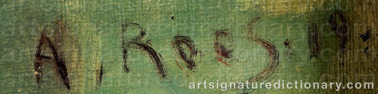 Signature by Alexander ROOS