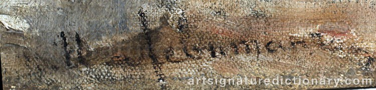 Signature by Isaac Illich LEVITAN