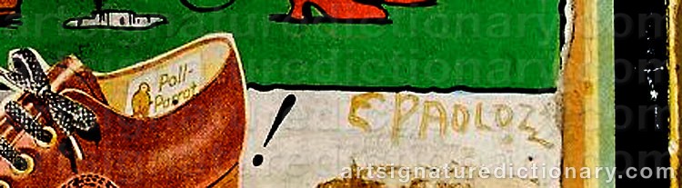 Signature by Eduardo PAOLOZZI