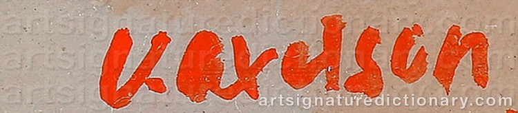 Signature by Victor AXELSON