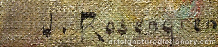 Signature by Jean ROSENGREN