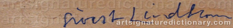 Signature by Sivert LINDBLOM