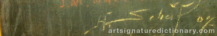Signature by Henry SCHÄF