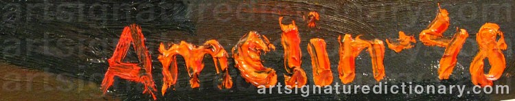 Signature by Albin AMELIN