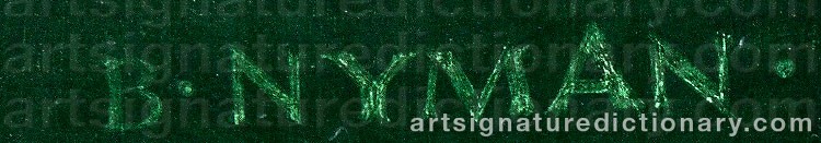 Signature by Björn NYMAN