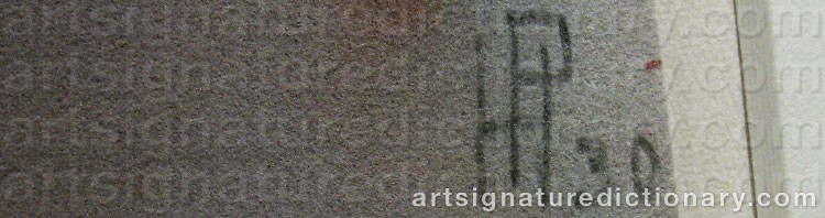 Signature by Henri Hans PFEIFFER