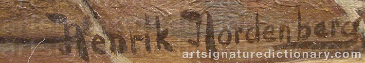 Signature by Henrik NORDENBERG