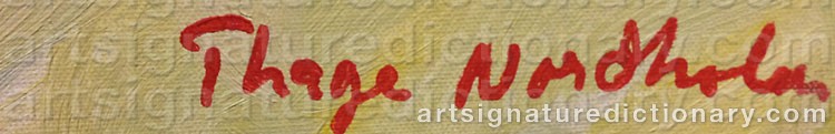 Signature by Thage NORDHOLM