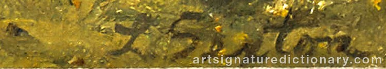 Authentic signature by Lloyd Jr SEXTON on Painting/Watercolour artwork