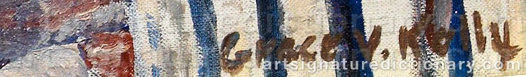 Signature by Grace Veronica KELLY