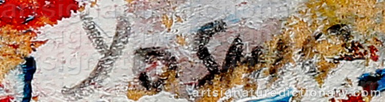 Signature by Yoshio NAKAJIMA