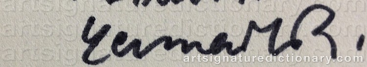 Signature by Lennart RODHE