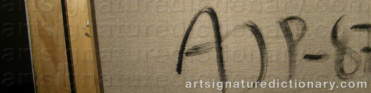 Signature by Arvid PETTERSEN