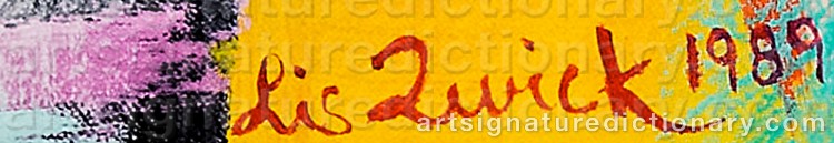 Signature by Lis ZWICK