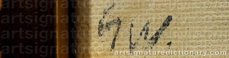 Signature by Gösta WERNER