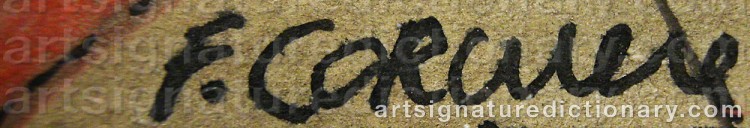 Signature by Francisco CORCUERA