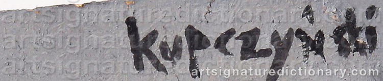 Signature by Zbiegniew Stanley KUPCZYNSKI