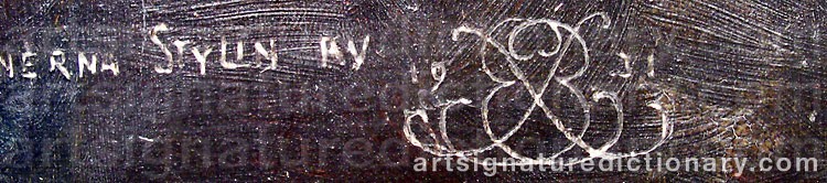 Signature by Bror BÖRJESON