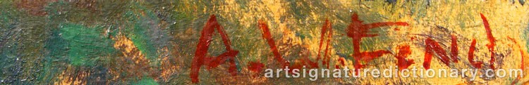 Signature by Alfred William FINCH