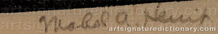 Signature by Mabel Amelia HEWIT