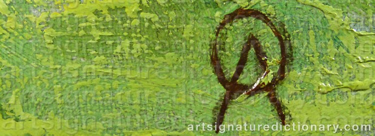Signature by Olof ARBORELIUS