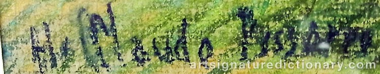 Signature by Hughes Claude PISSARRO