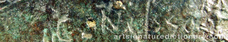Signature by Gunnar NILSSON