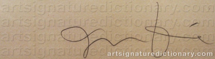Signature by Jim DINE