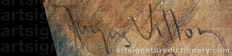 Signature by Jacques VILLON