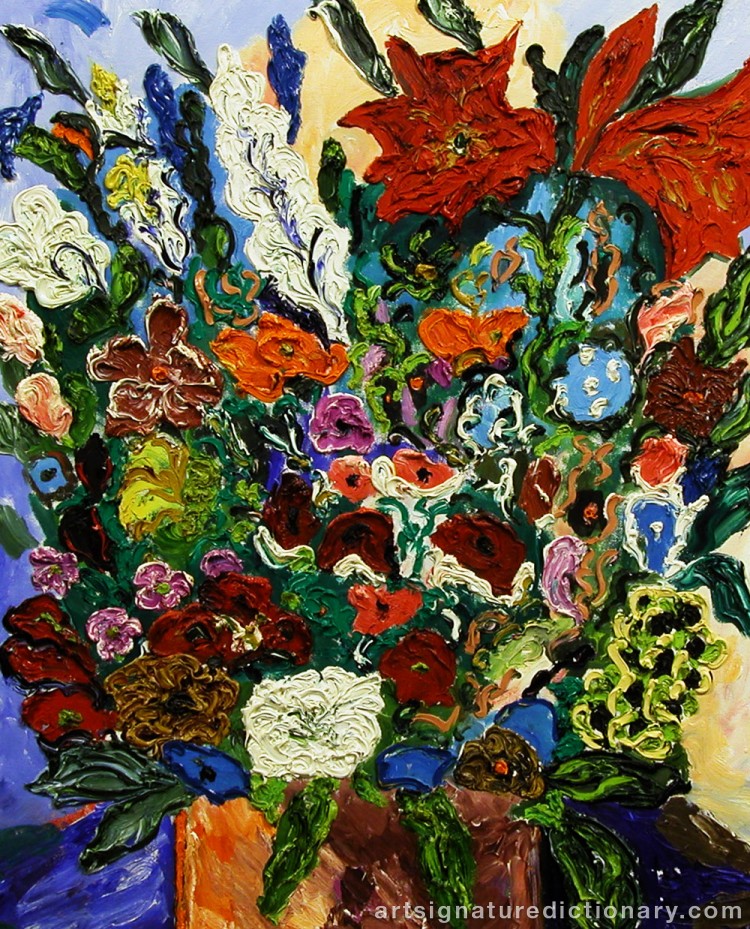 Close-up details showing Albin AMELIN signature forgery characteristics