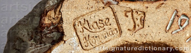 Signature by Klas-Göran ‘Klase J:r’ KLAESSON