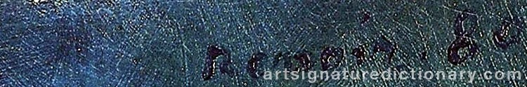 Signature by Pierre Auguste RENOIR