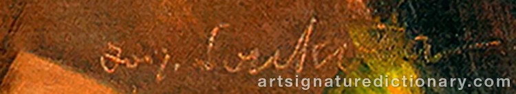 Authentic signature by Josef LOUKOTA on Painting/Watercolour artwork