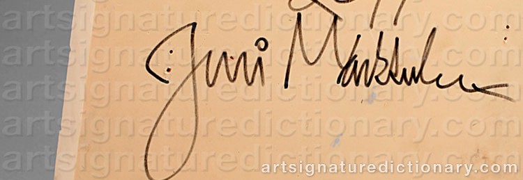 Signature by Juri MARKKULA