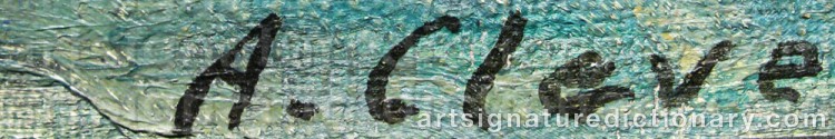 Signature by Agnes CLEVE