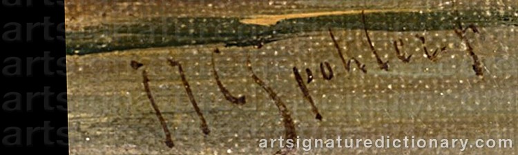 Authentic signature by Jan Jacob SPOHLER on Painting/Watercolour artwork