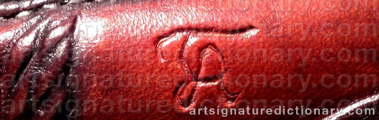 Authentic signature by Tommy ASTRUP on Other artwork