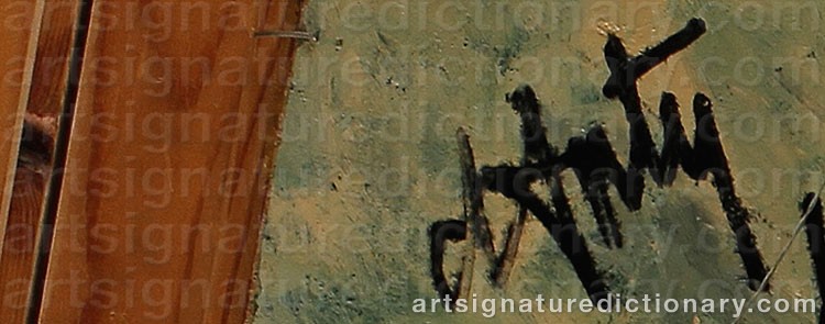 Signature by Henri D'ANTY